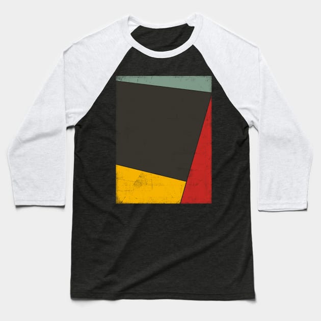 Asymmetric balance Baseball T-Shirt by bulografik